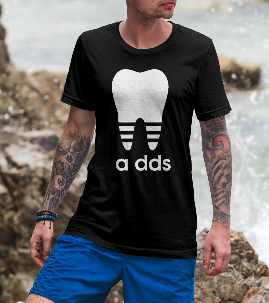 A DDS Funny Dentist Dental Student Humor Graduation Gift Tooth T-Shirt