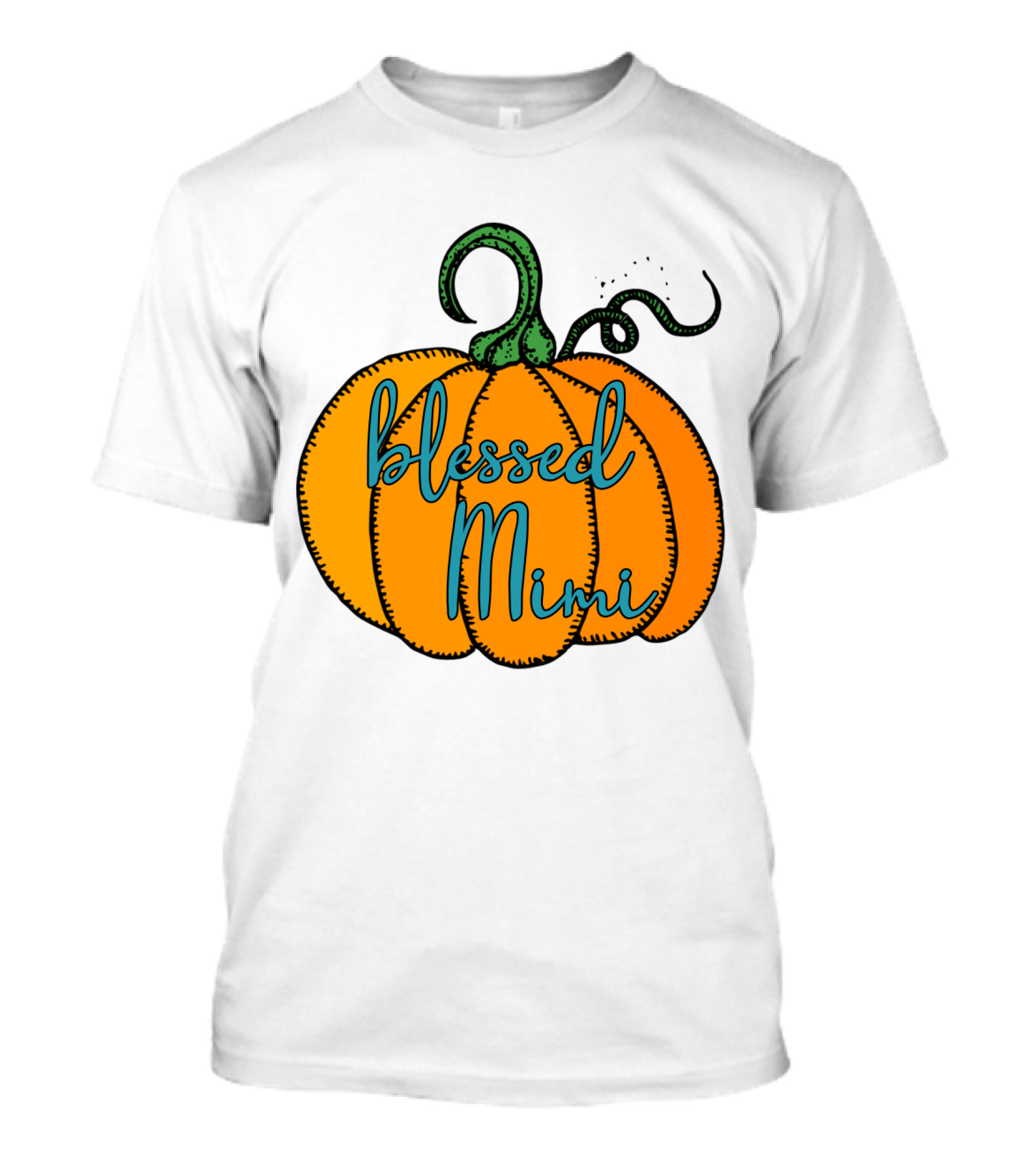 Blessed Mimi Pumpkin Autumn Harvest T-Shirt
