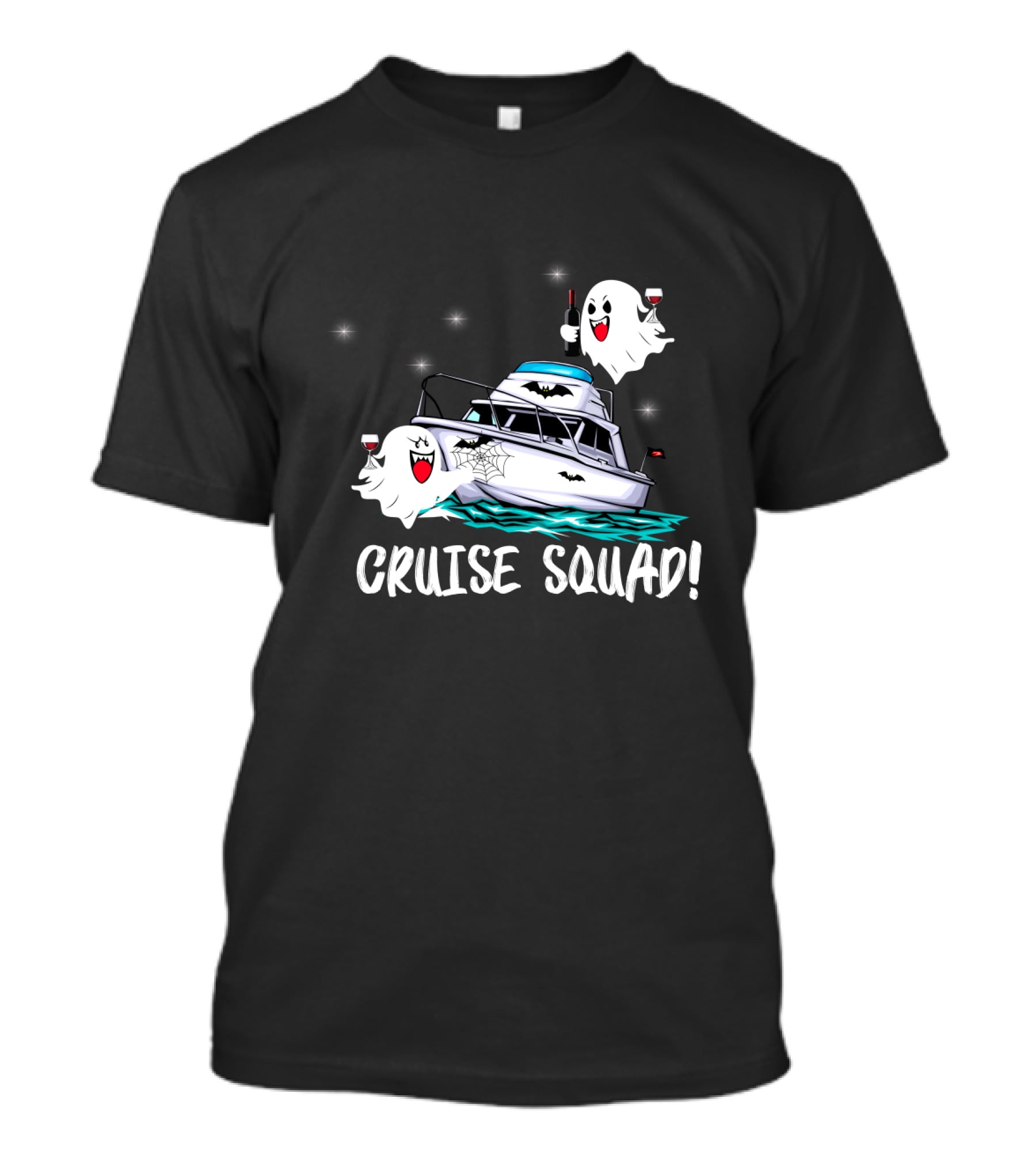 CRUISE SQUAD Ghosts Boat Halloween Party T-Shirt