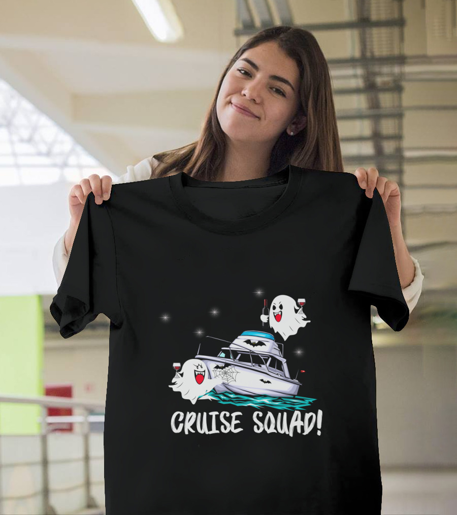 CRUISE SQUAD Ghosts Boat Halloween Party T-Shirt