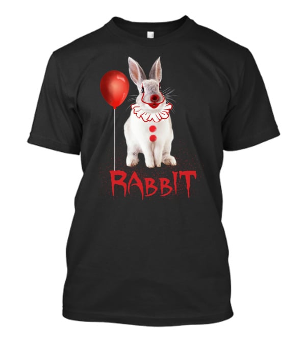 Rabbit Clown Balloon Horror T-Shirt