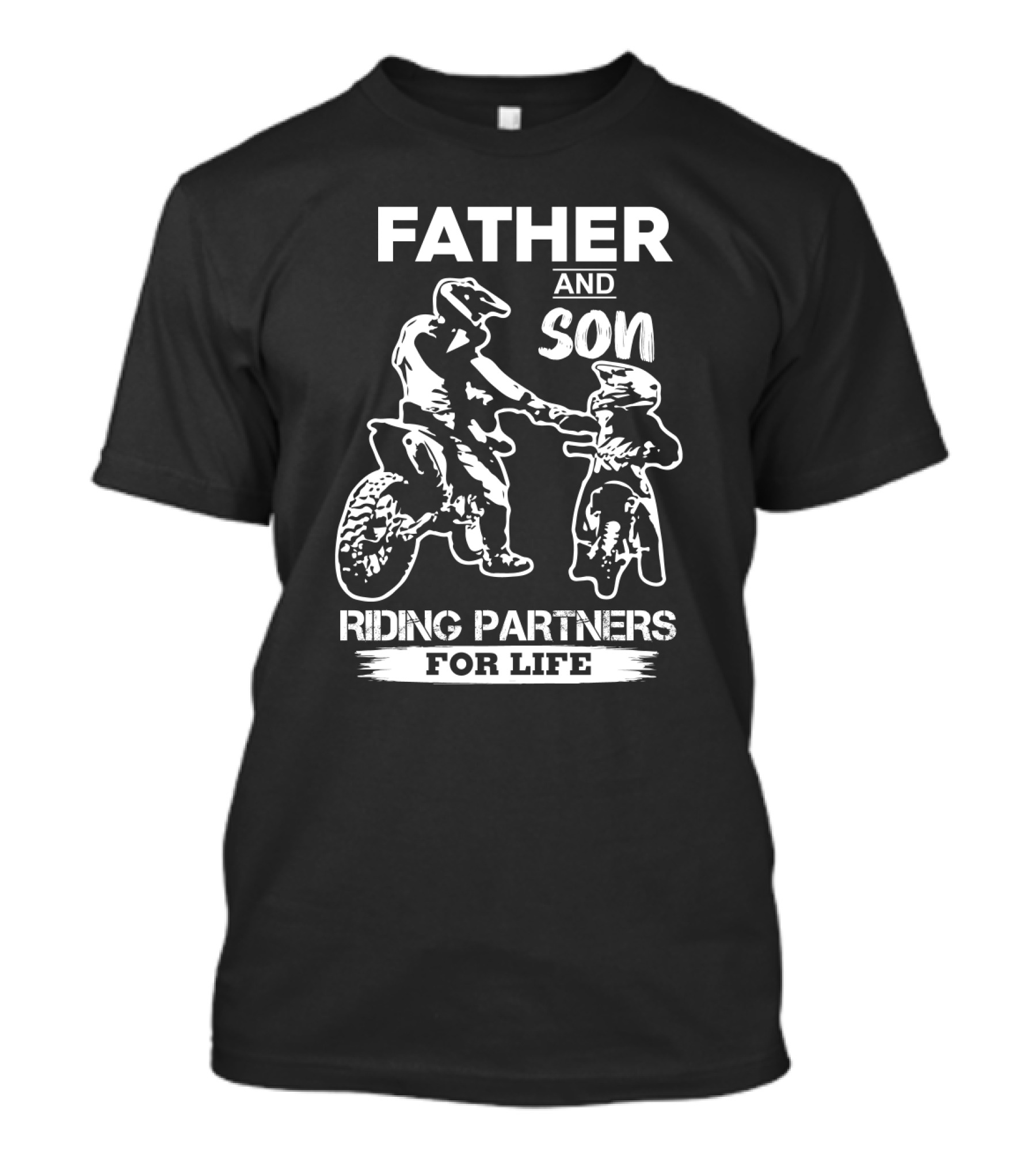 Father And Son Motocross Riding Partners For Life T-Shirt