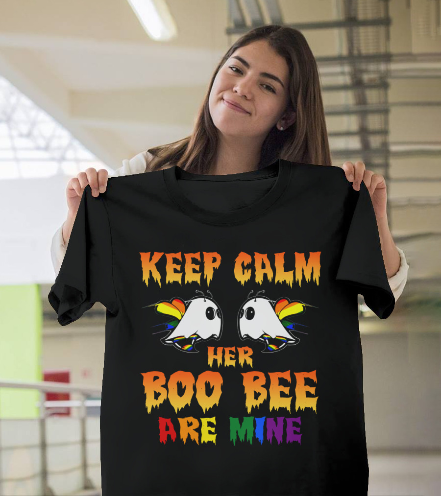 Keep Calm Her Boo Bee Are Mine T-Shirt