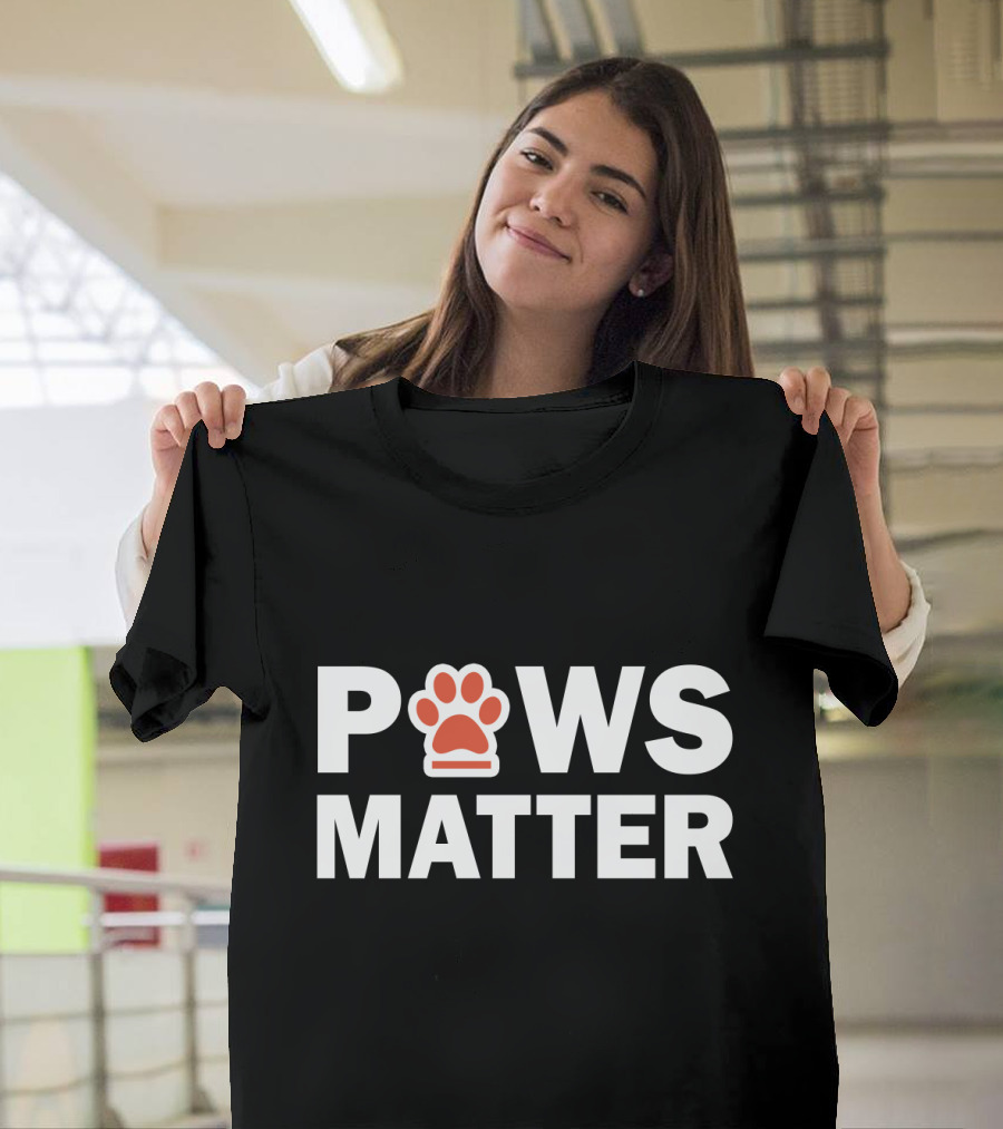 Paws Matter Paw Prints T-Shirt