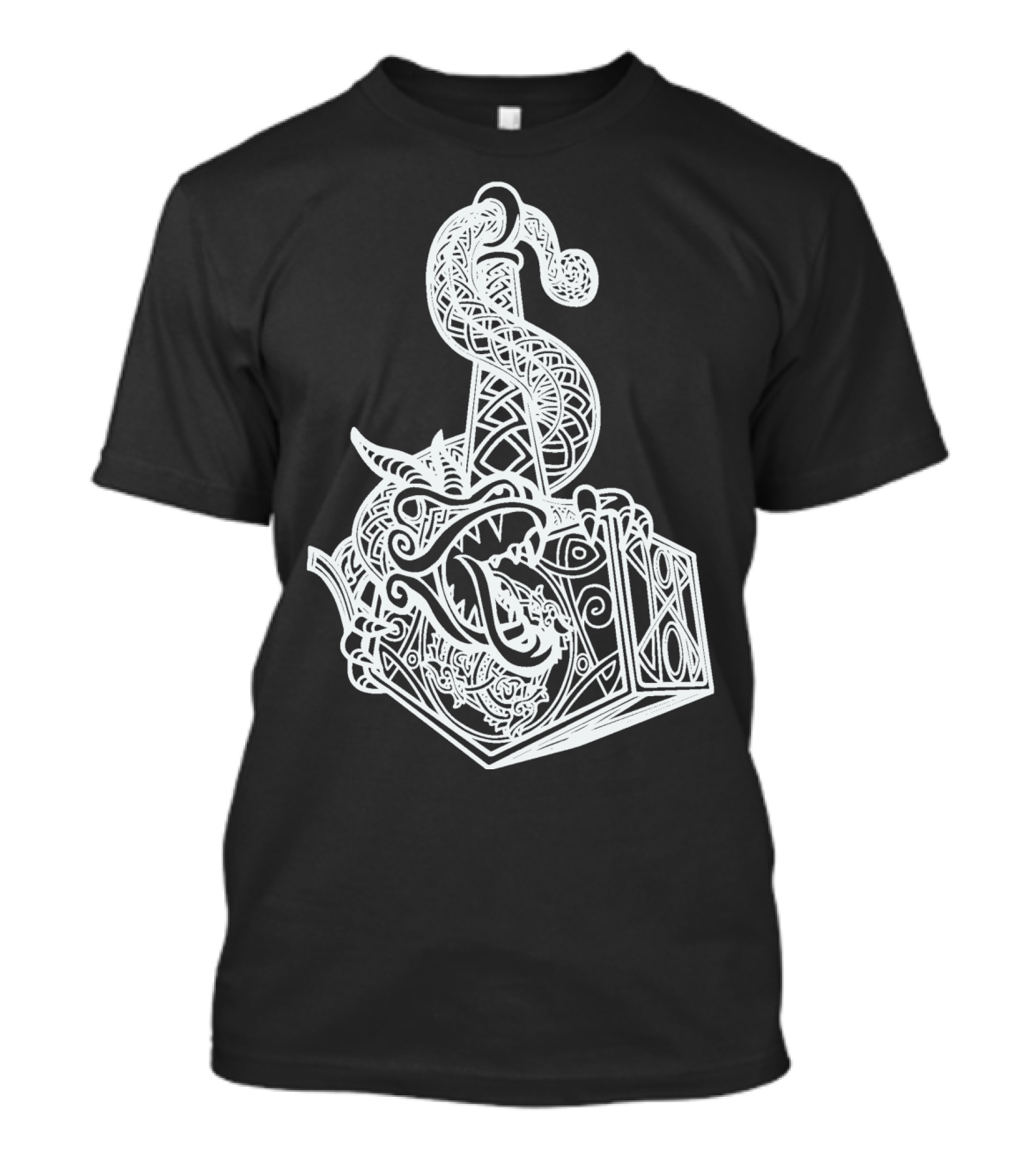 Viking Dragon Hammer Mythical Norse Serpent Warriors T-Shirt