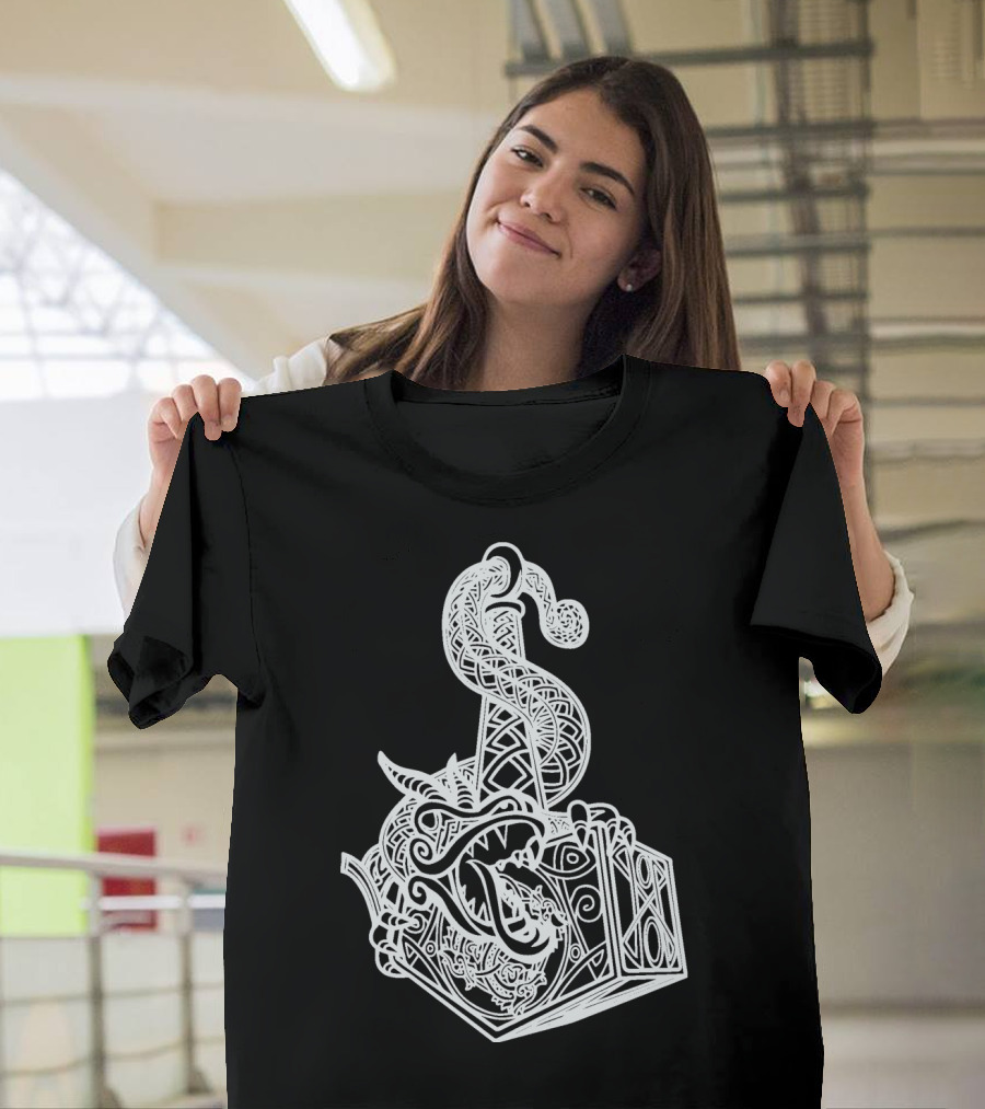 Viking Dragon Hammer Mythical Norse Serpent Warriors T-Shirt
