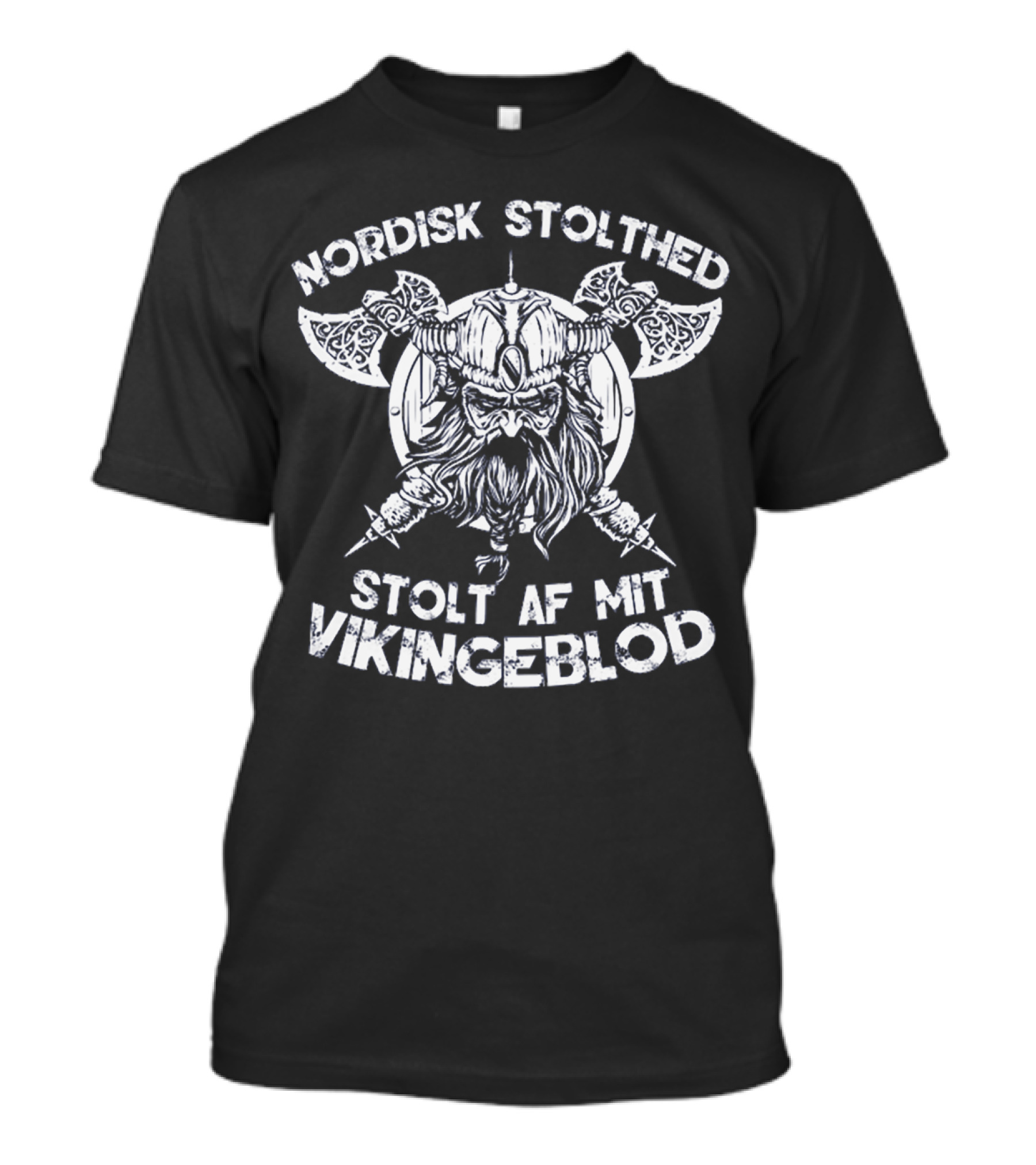 NORDISK STOLTHED STOLT AF MIT VIKINGEBLOD T-Shirt