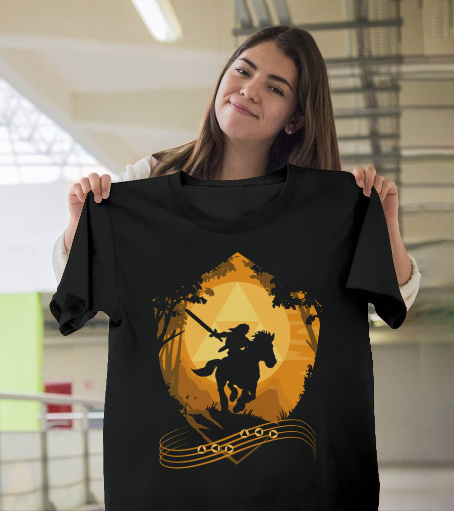 Epona's Song Triforce Link Legend of Zelda T-Shirt