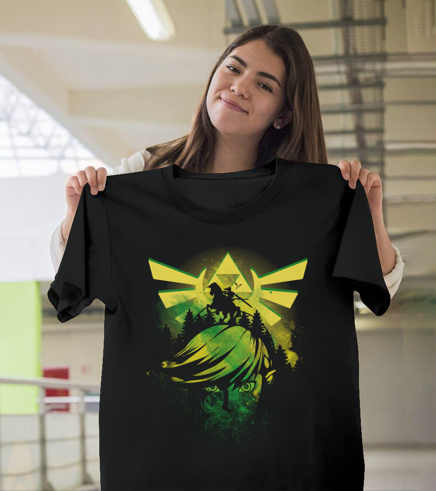 Legend of Zelda Link Hero of Time Triforce T-Shirt