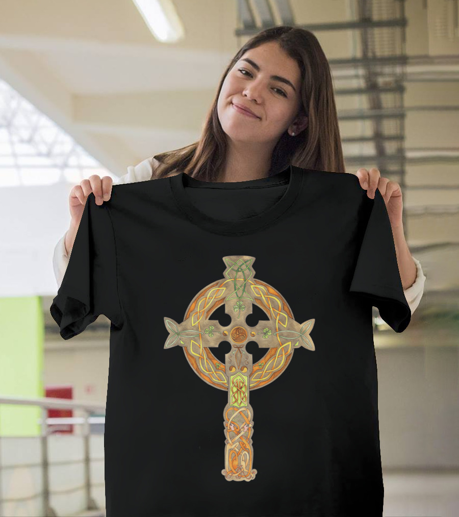 Celtic Cross Viking Knotwork T-Shirt