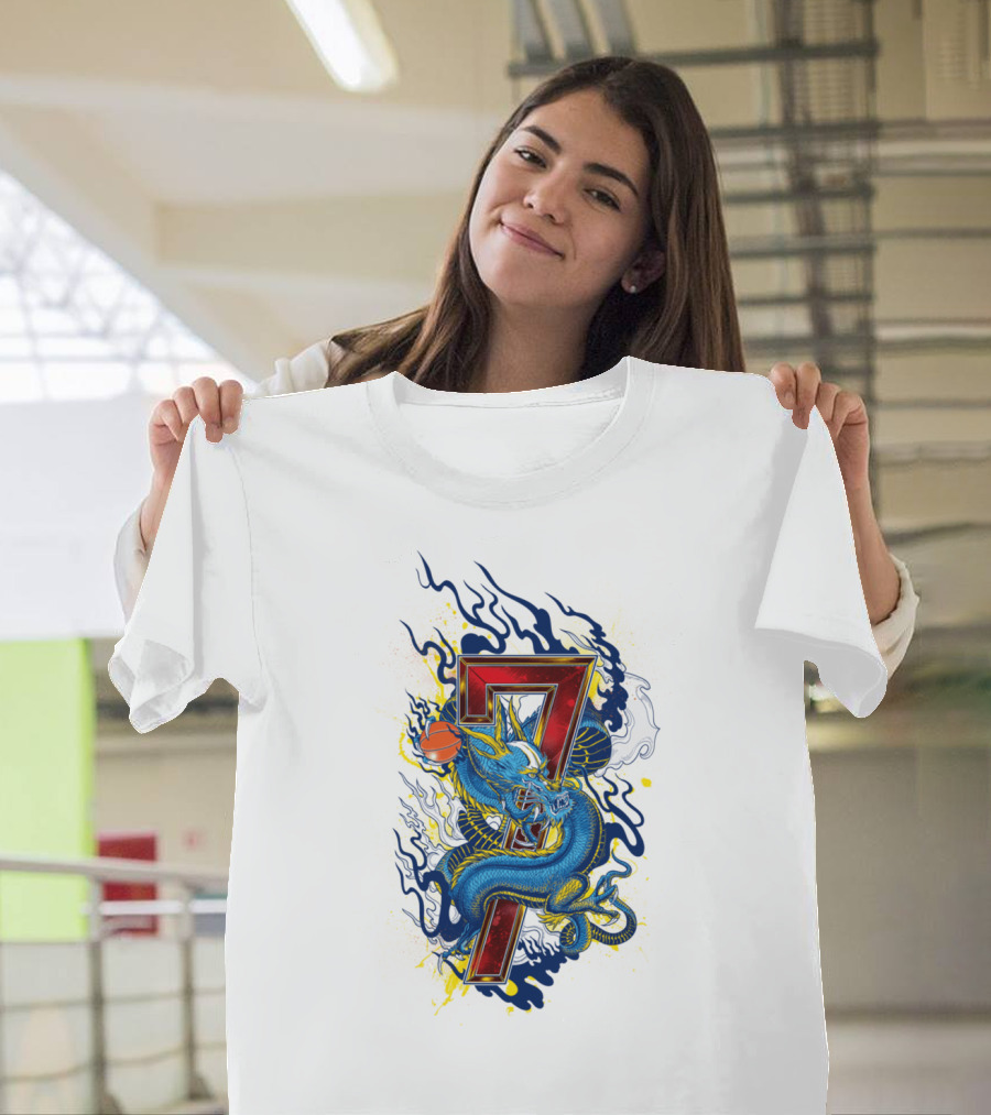 Dragon Basketball Number 7 T-Shirt