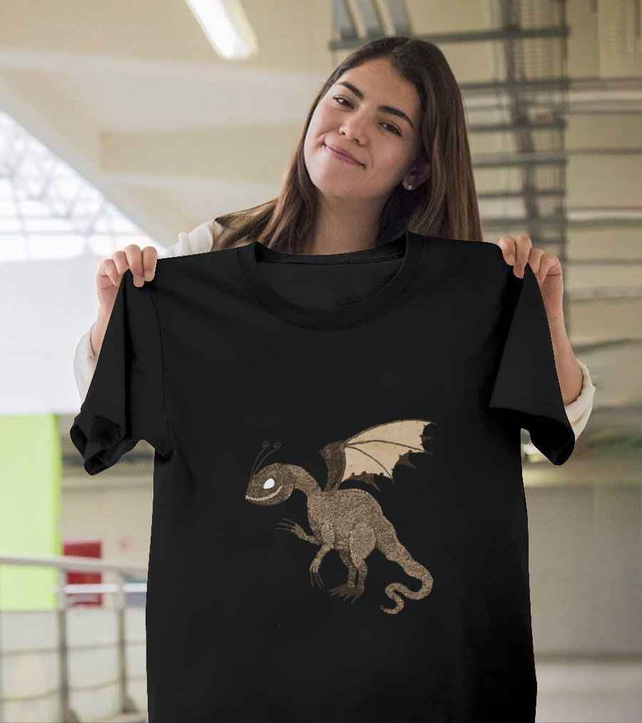 Jabberwock Dragon Vintage Fantasy Creature T-Shirt