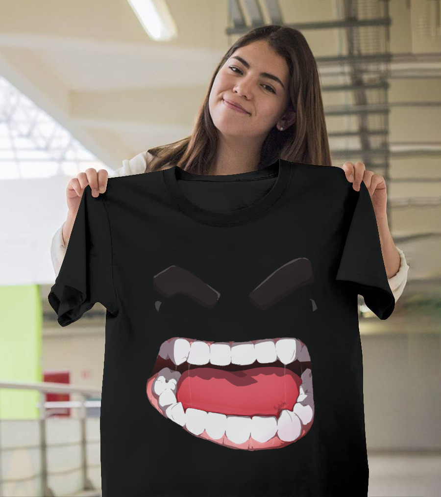 Anger v2.0 Face Expression Graphic with Gritted Teeth T-Shirt