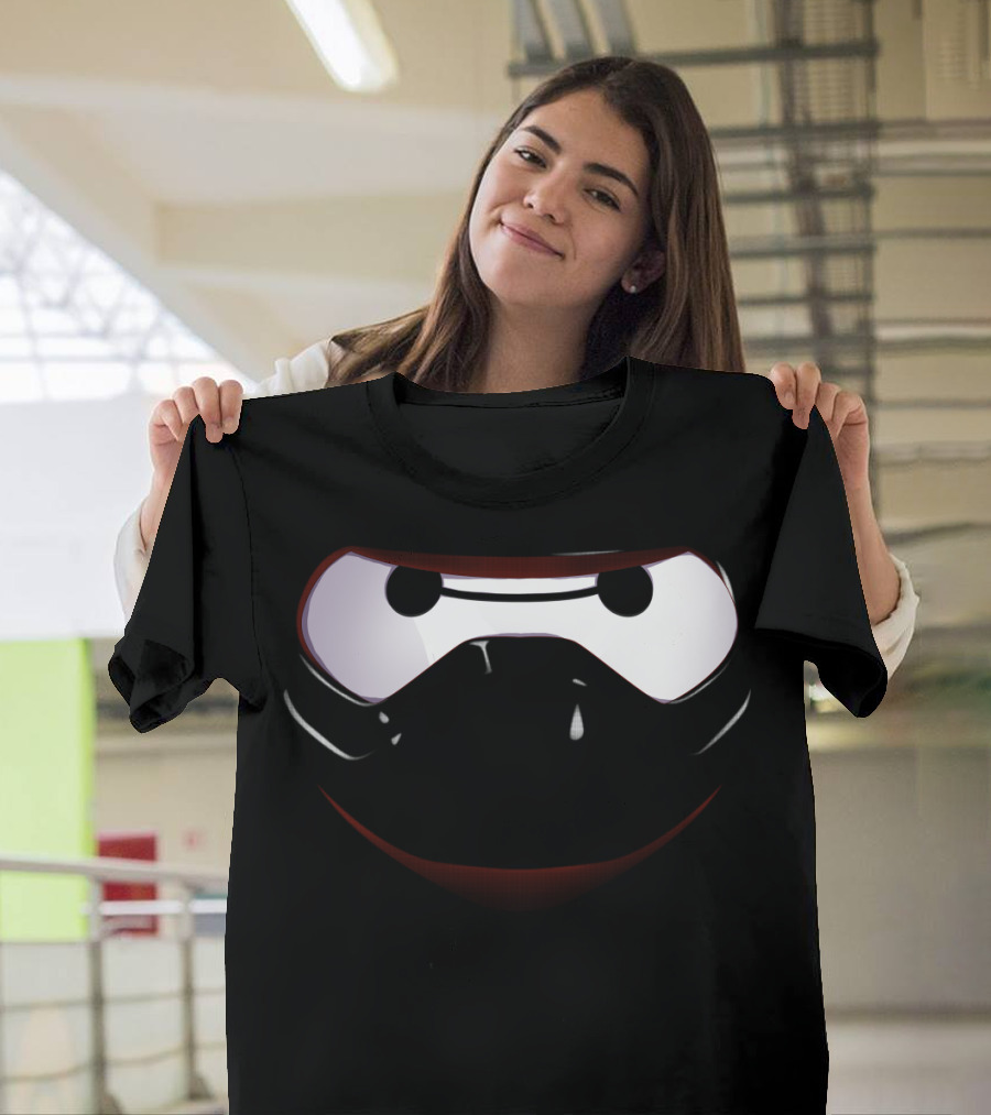 BAYMAXX Big Hero 6 Robot Face T-Shirt