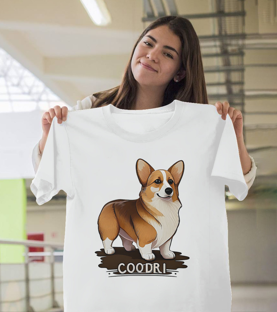 Coodrl Corgi Coodri Cute Dog T-Shirt