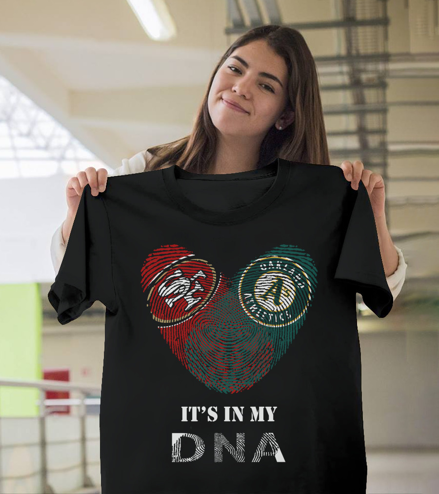 49Ers Athletics DNA Heartprint Fingerprint T-Shirt