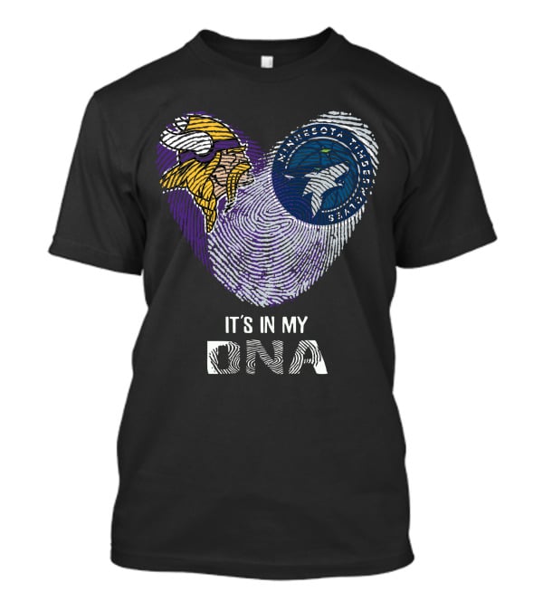 Vikings Timberwolves It's In My DNA T-Shirt
