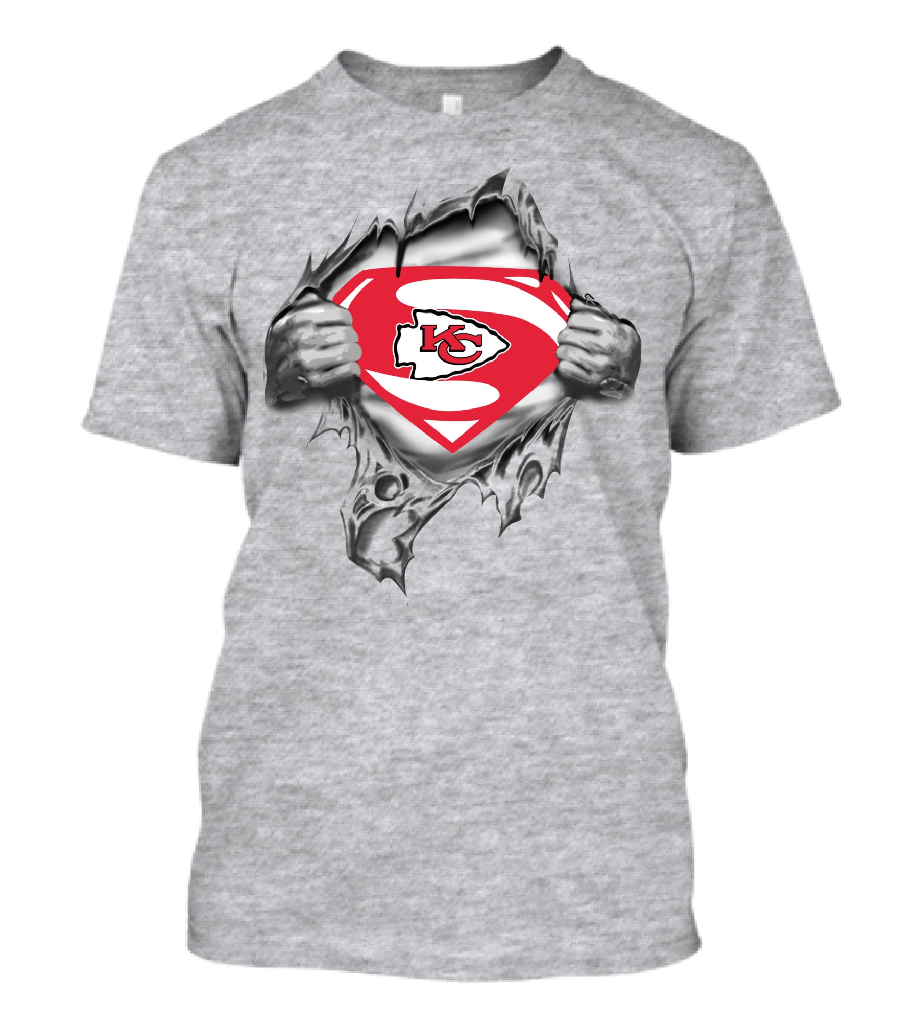 Kansas City Chiefs Super Logo Breakthrough T-Shirt