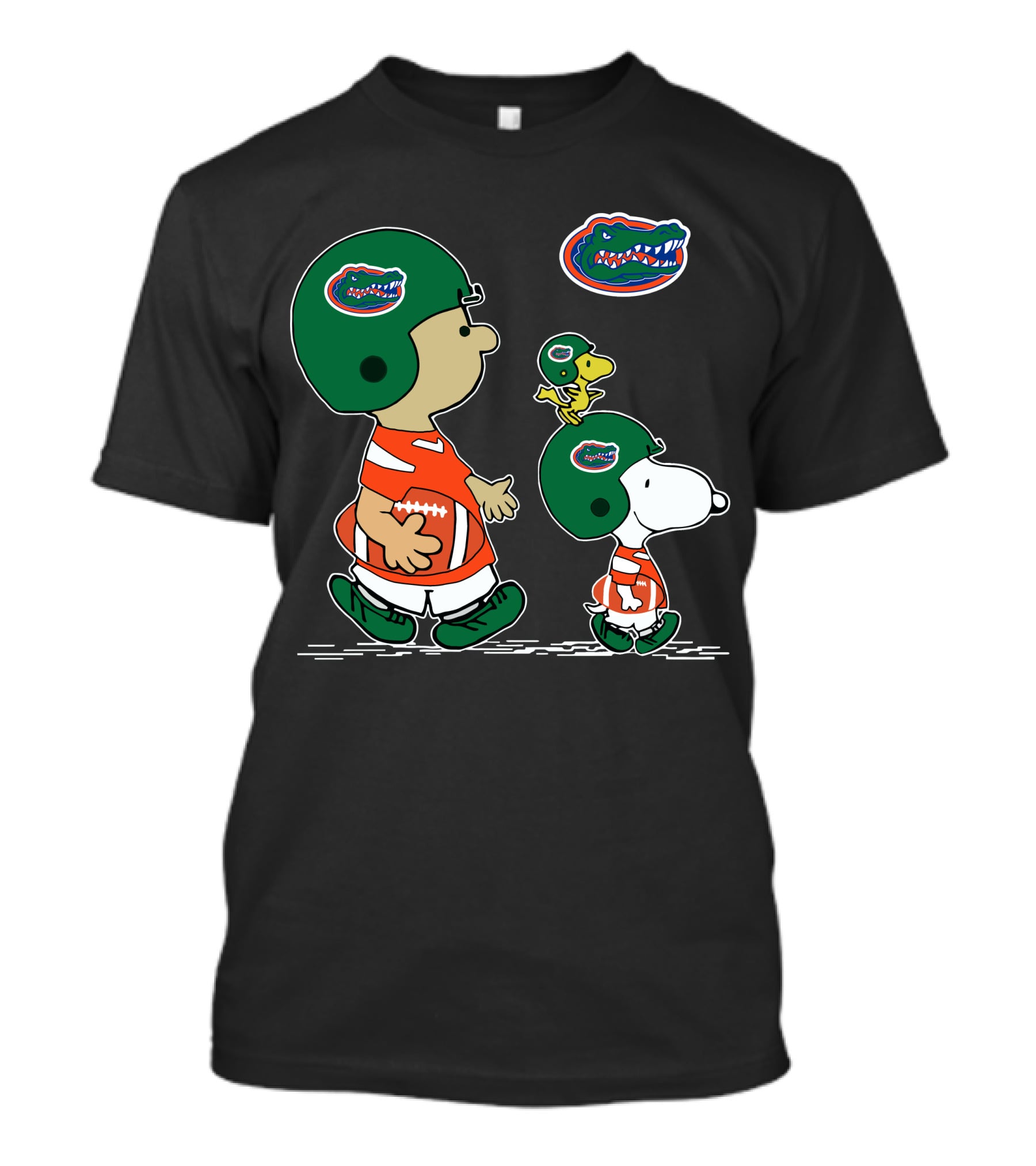 Florida Gators Snoopy And Woodstock Football Team Fan Gear T-Shirt
