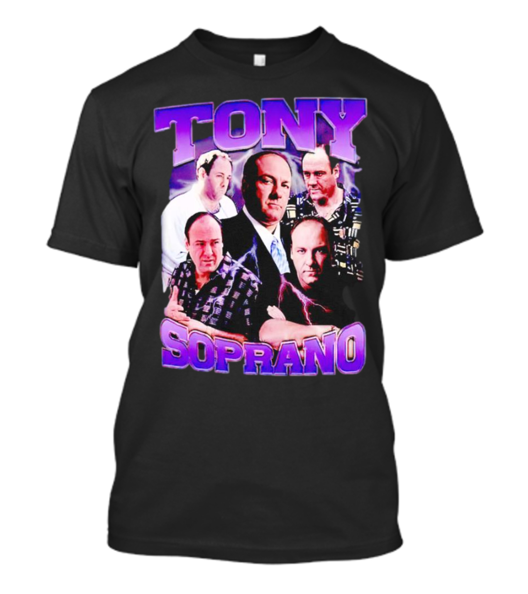 Tony Soprano The Sopranos Character Collage T-Shirt