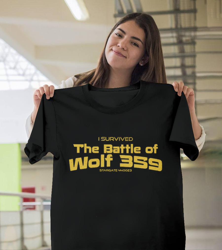 I Survived The Battle Of Wolf 359 Stargate 440023 T-Shirt