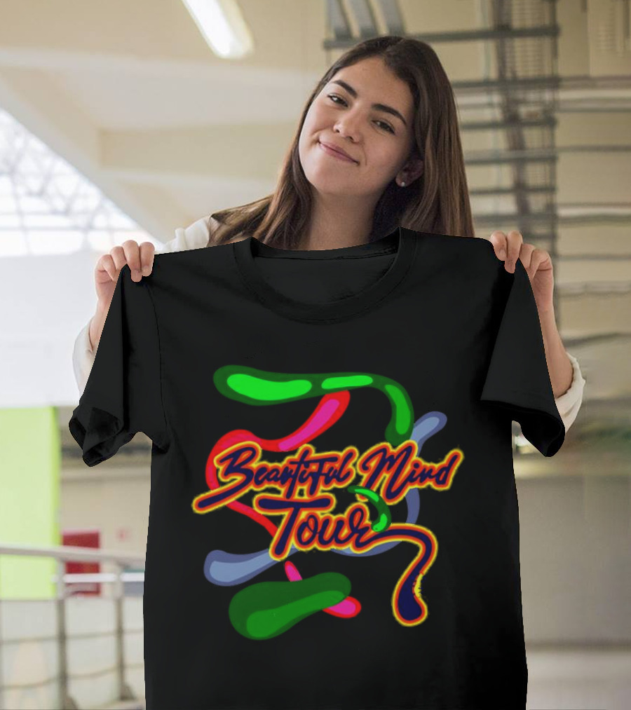 Beautiful Mind Tour Colorful Abstract T-Shirt