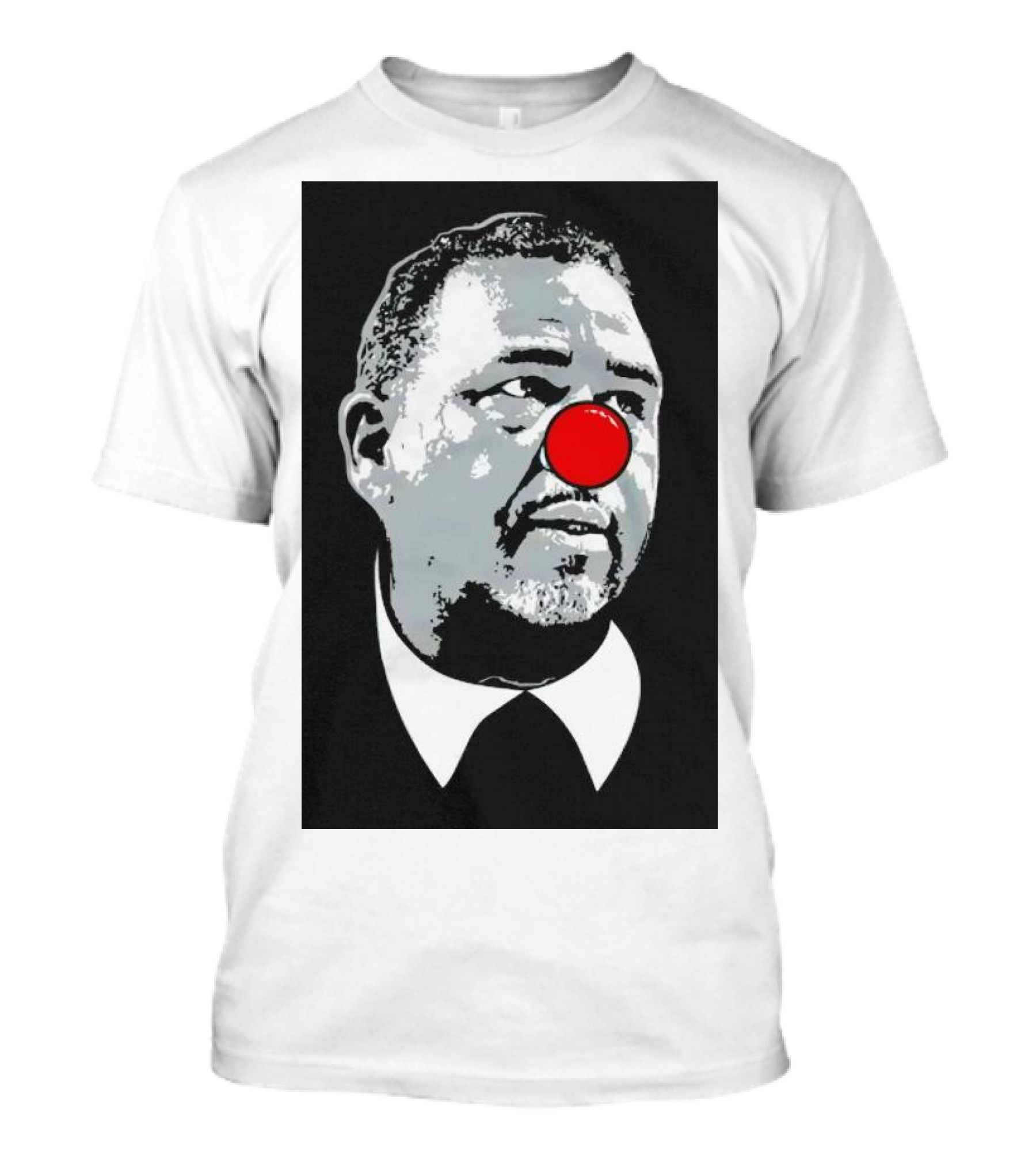 Ed Cooley Clown Red Nose Caricature T-Shirt