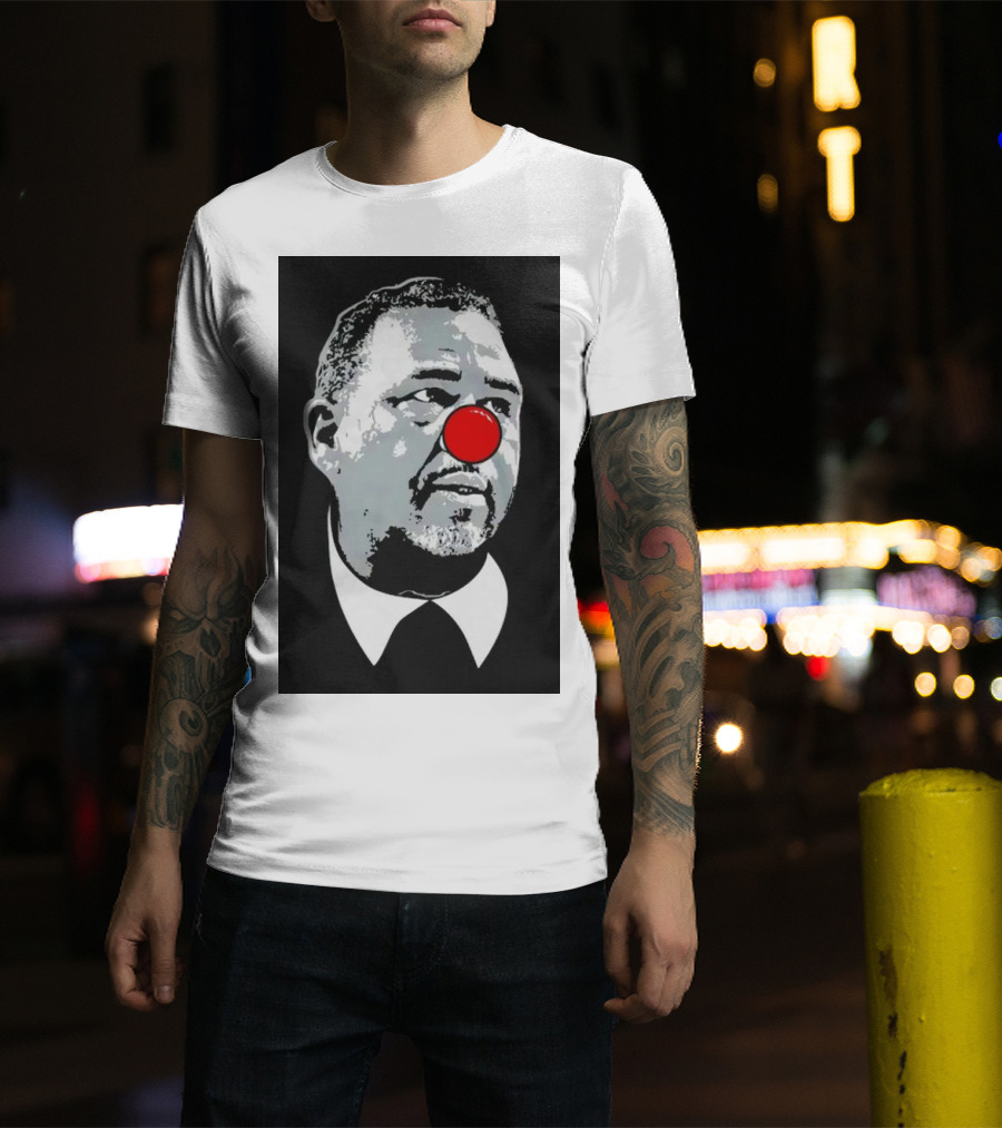 Ed Cooley Clown Red Nose Caricature T-Shirt