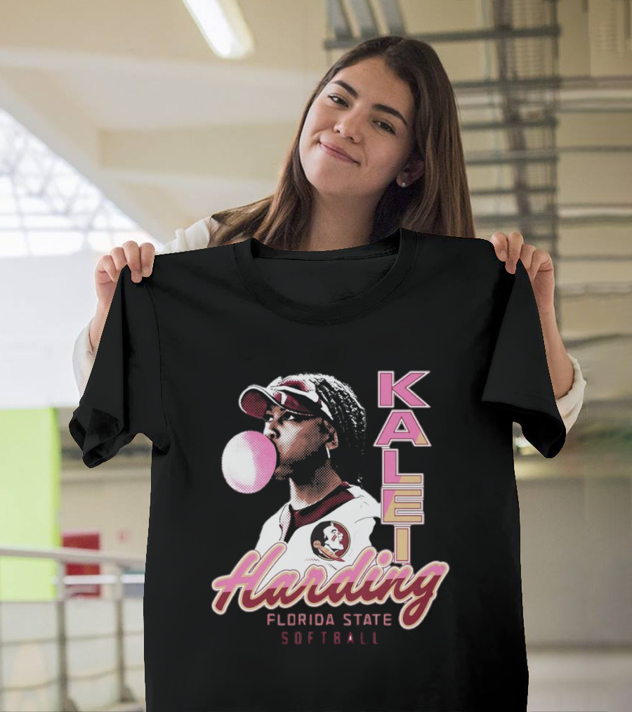Kalei Harding Florida State Softball Bubblegum Pop T-Shirt