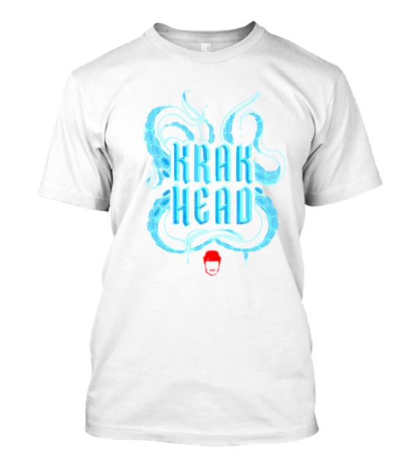 Krak Head Kraken Tentacles And Face T-Shirt