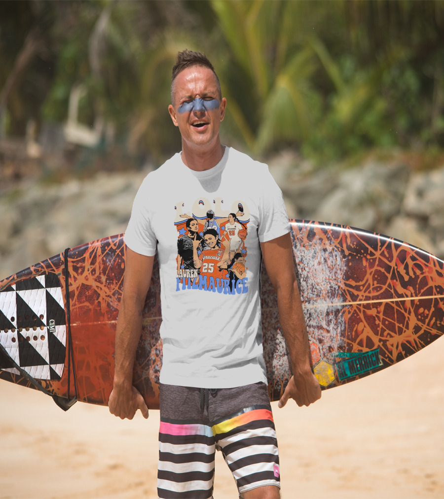 LOLO Lauren Fitzmaurice Syracuse 25 Basketball Vintage T-Shirt