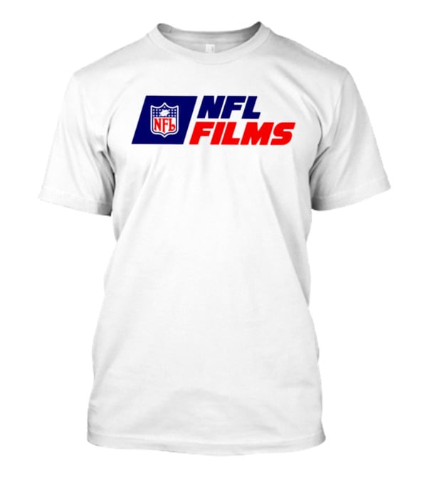 NFL Films Official Logo With Red And Blue Shield T-Shirt