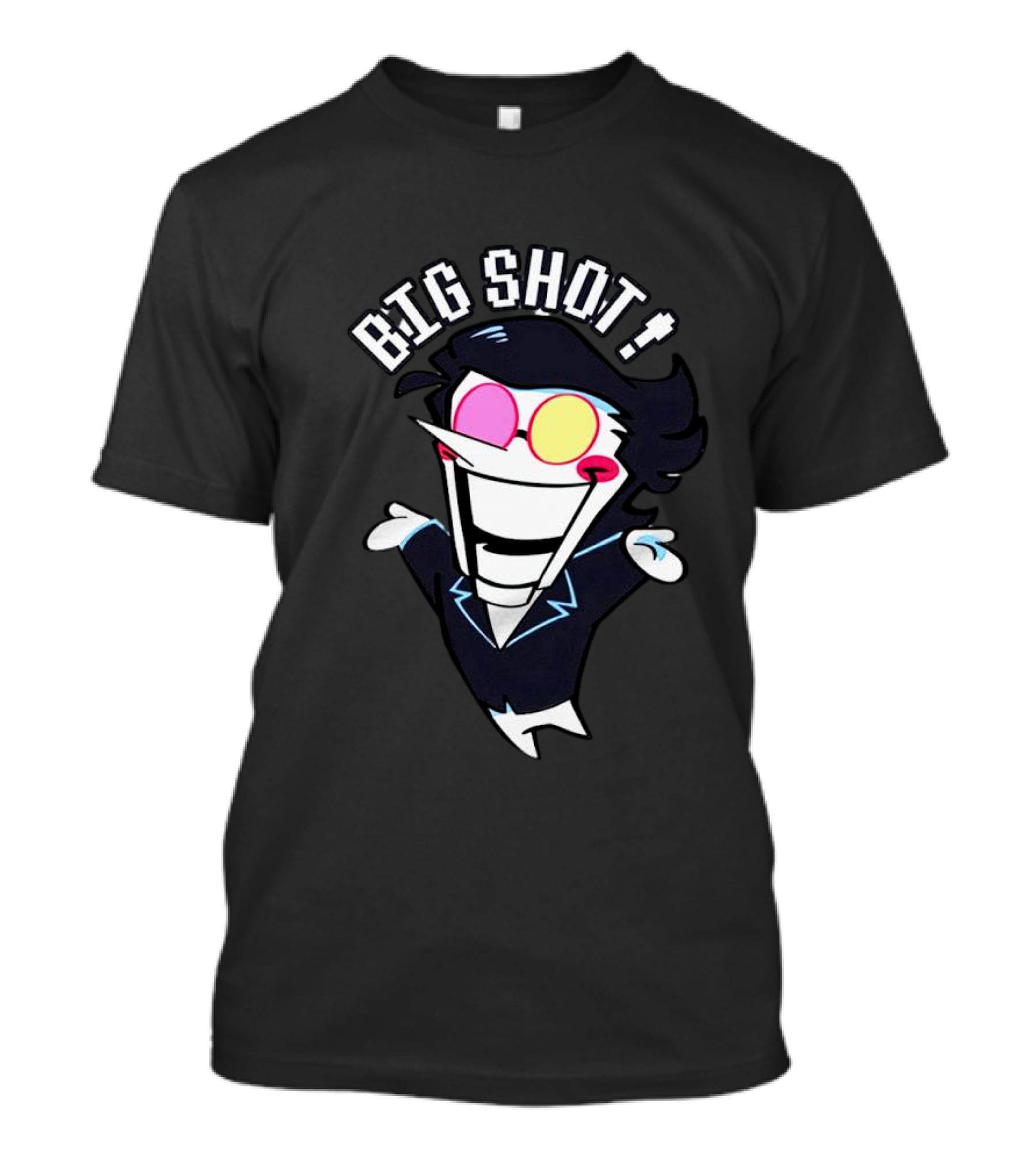 Spamton Big Shot Character With Bold Retro Sunglasses T-Shirt