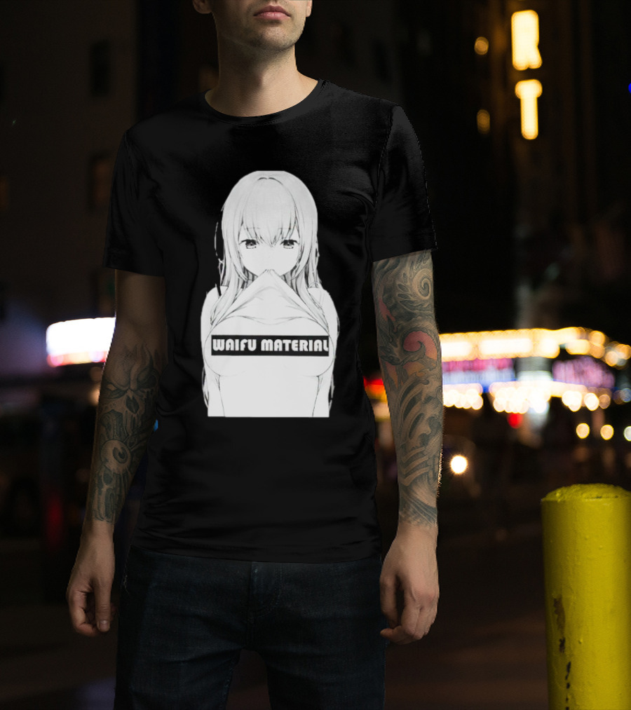 Waifu Material Anime Girl Manga T-Shirt