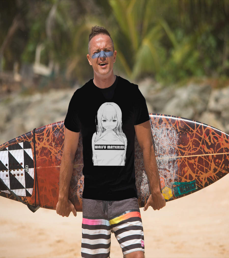 Waifu Material Anime Girl Manga T-Shirt