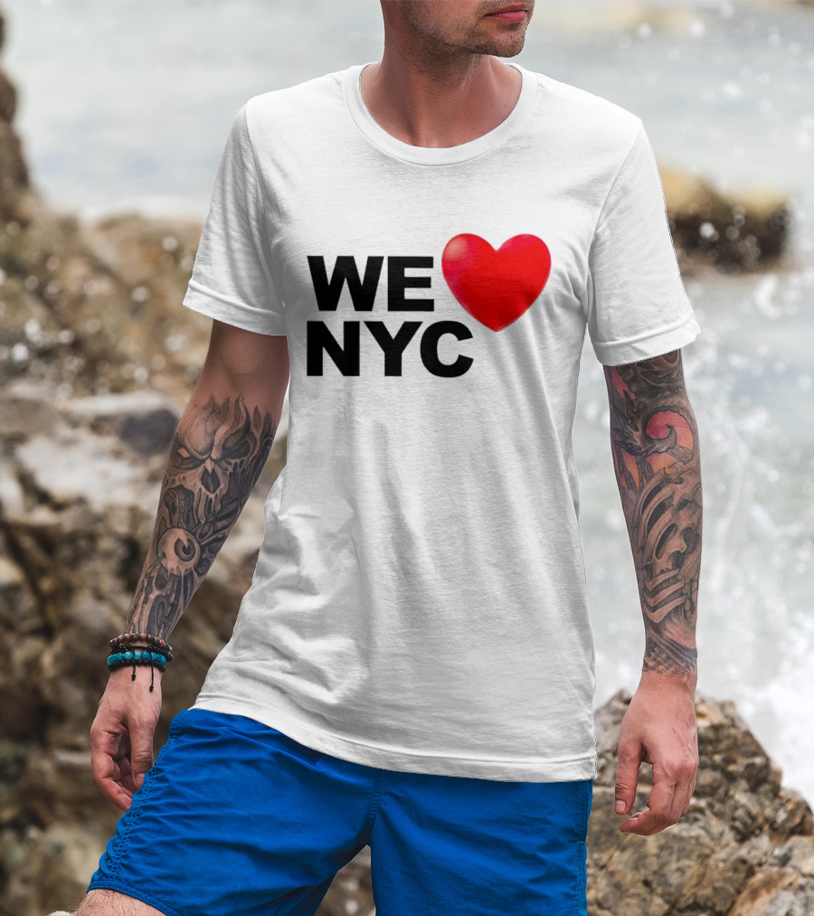 WE Heart NYC Red Love T-Shirt