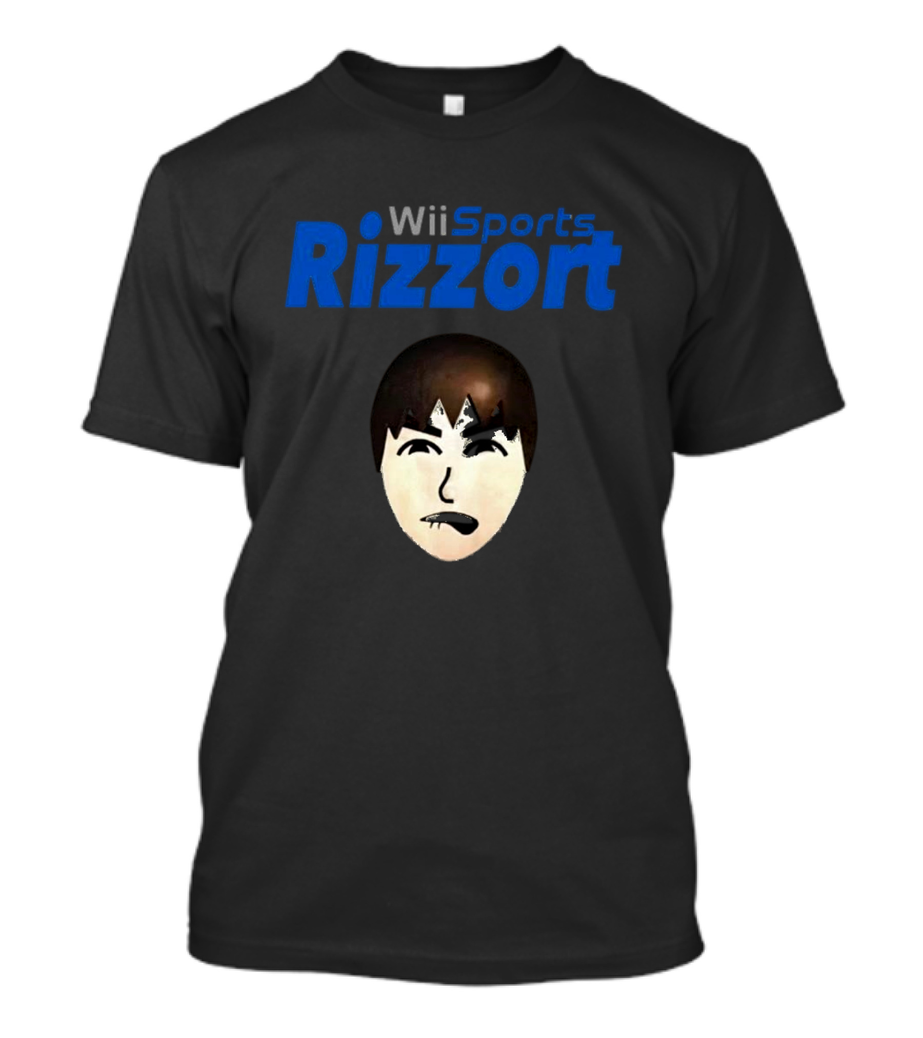 Wii Sports Rizzort Meme Gaming Parody With Character Face T-Shirt