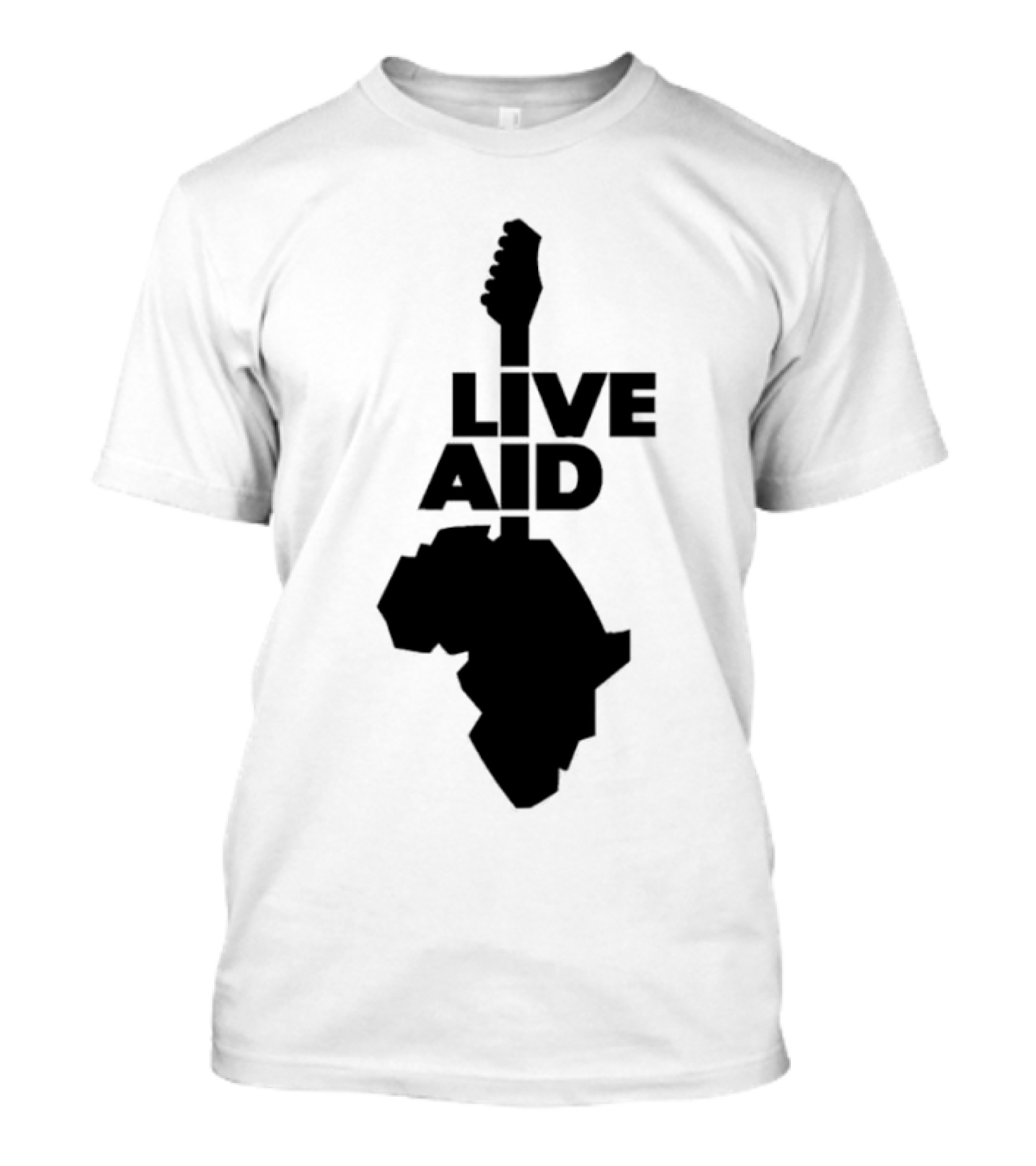 Live Aid Guitar Africa T-Shirt