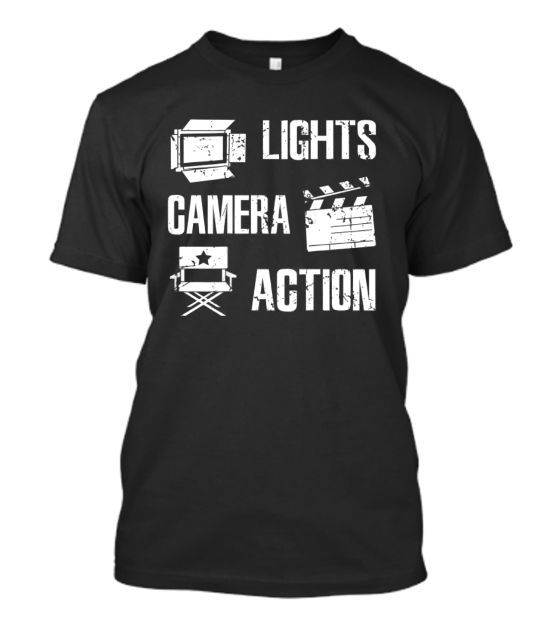 Lights Camera Action Movie Director Filmmaker Film Director T-Shirt