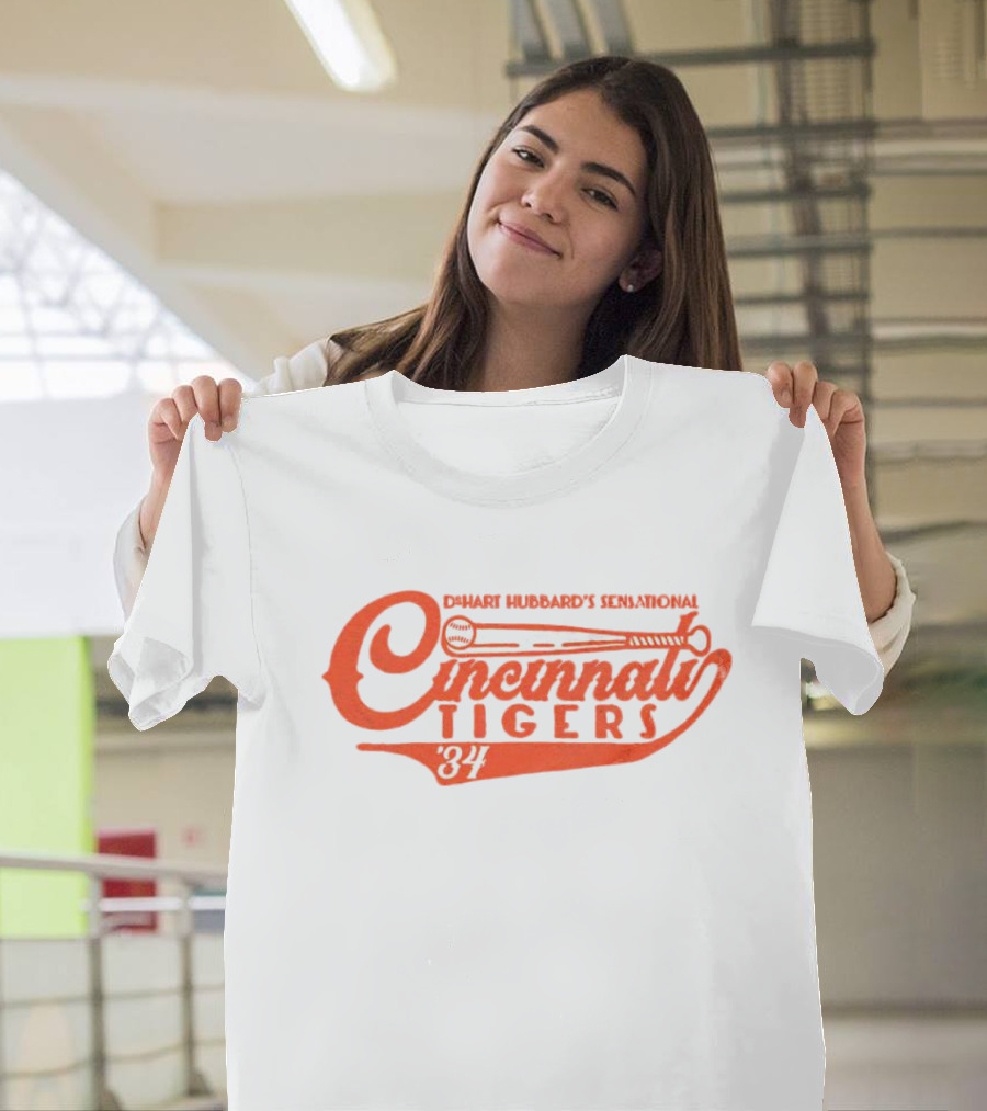 Cincinnati Tigers DeHart Hubbard's Sensational '34 T-Shirt
