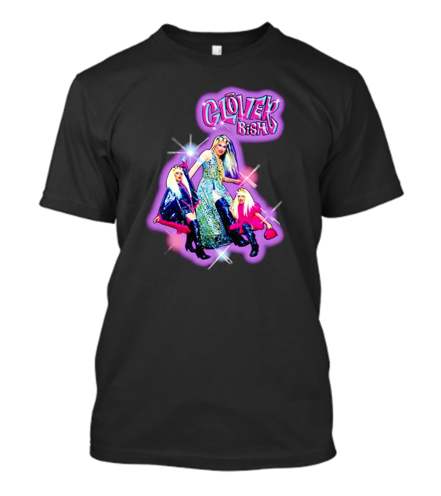 Clover Bish Clover Dollz Shine Glam Trio T-Shirt