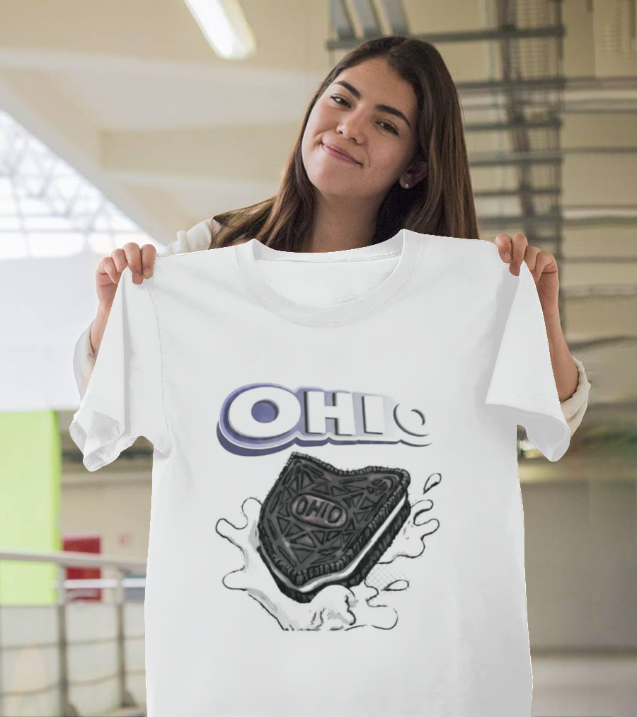 OHIO Cookie Milk Splash T-Shirt
