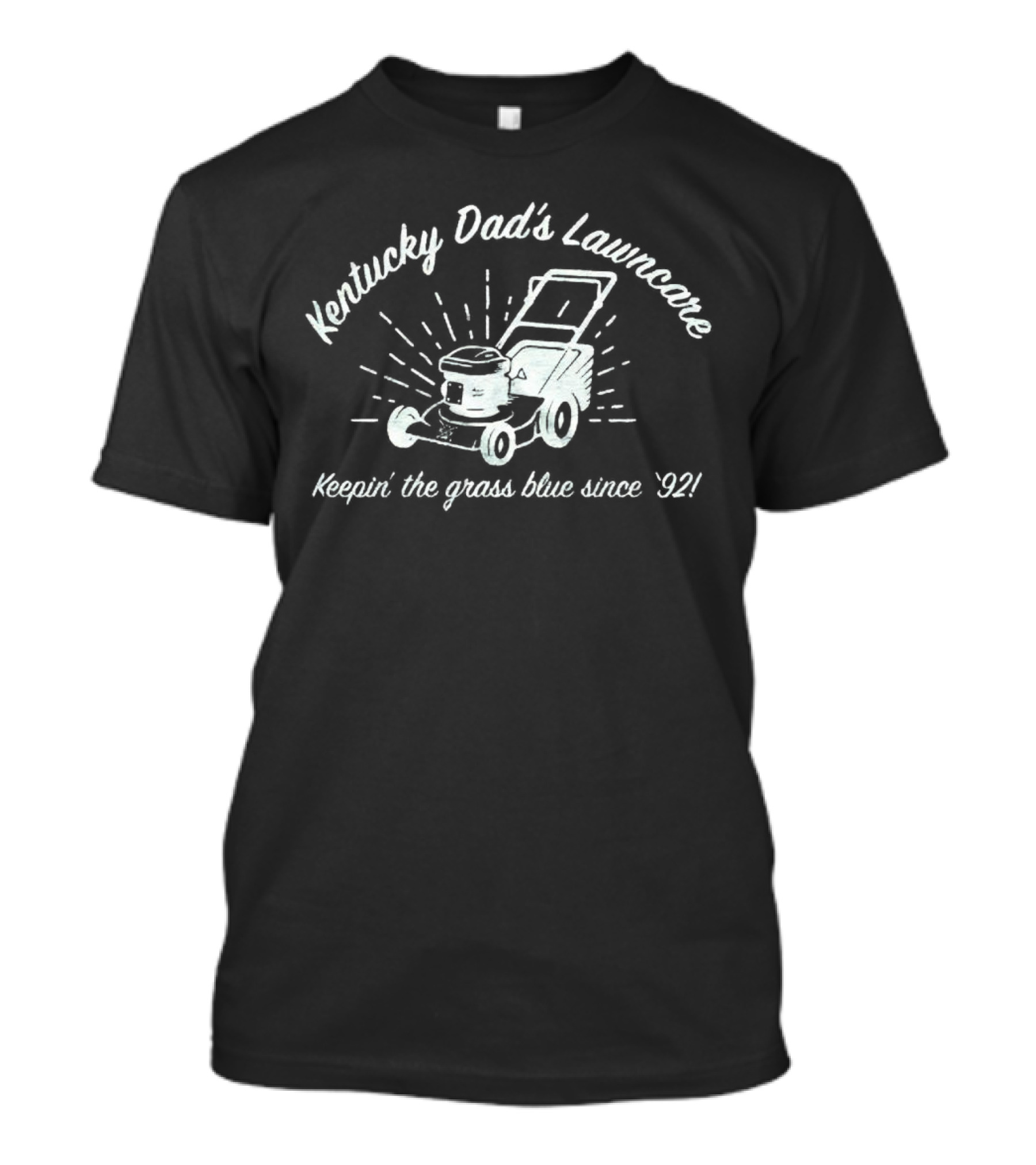 Kentucky Dad’s Lawncare Keepin’ The Grass Blue Since '92 Lawn Mower T-Shirt
