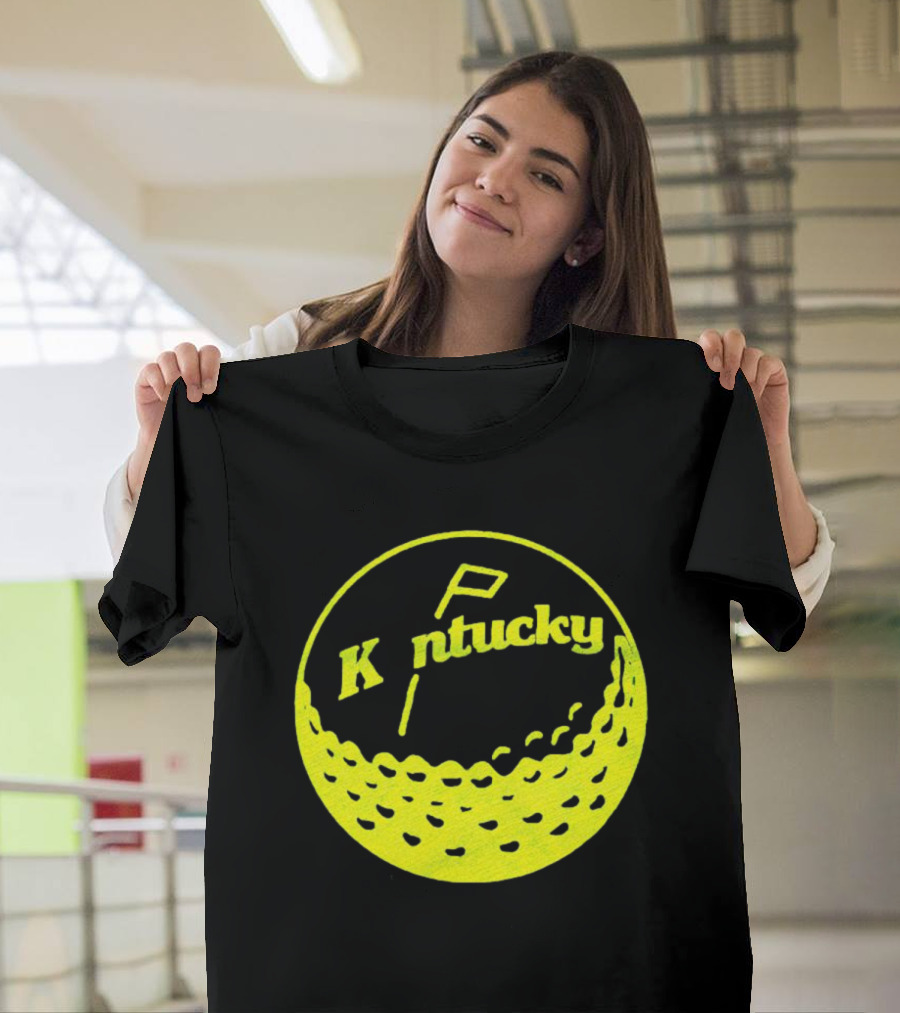 Kentucky Golf Ball Logo With Retro T-Shirt