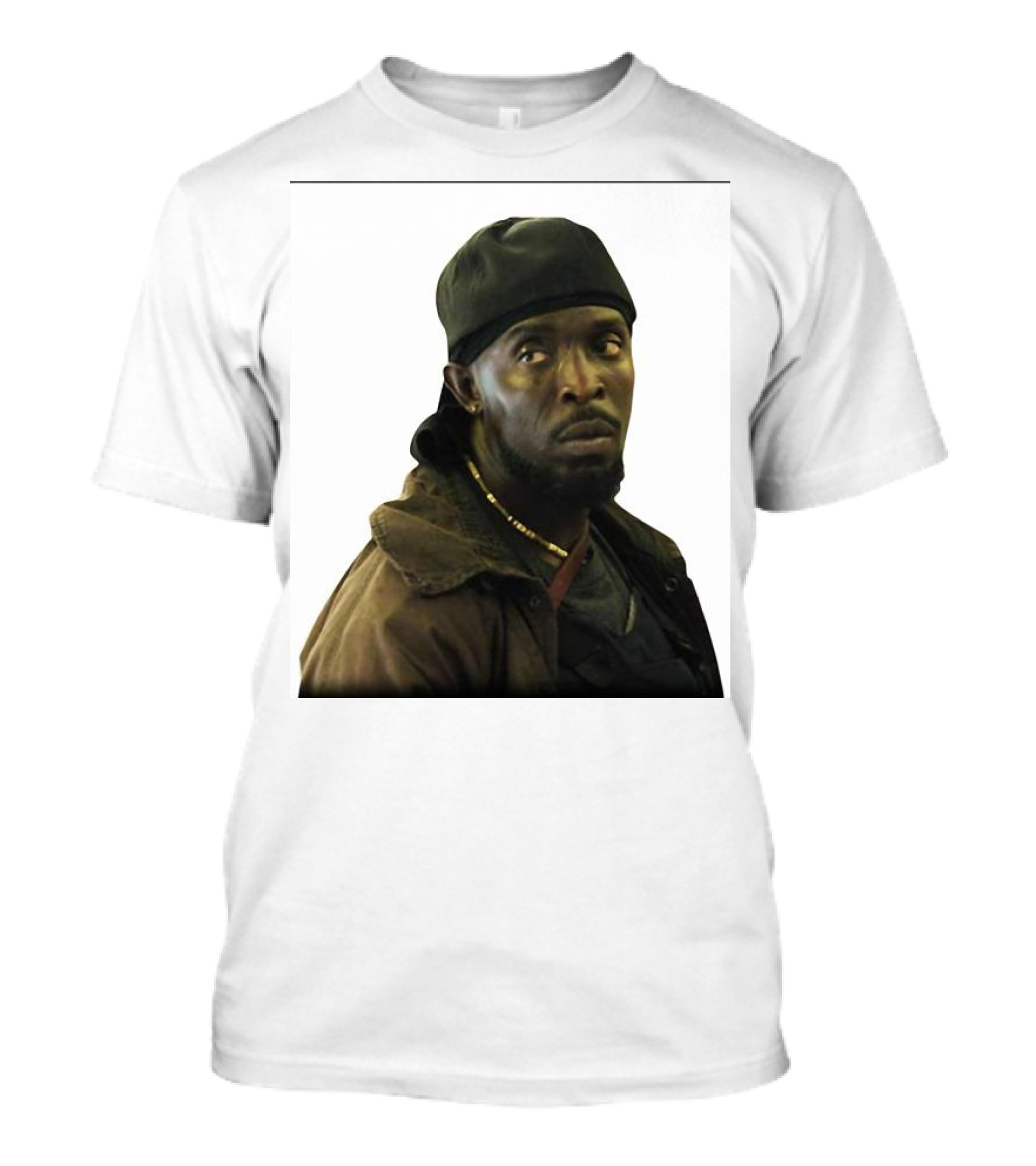 Omar Devone Little The Wire Character Photo T-Shirt