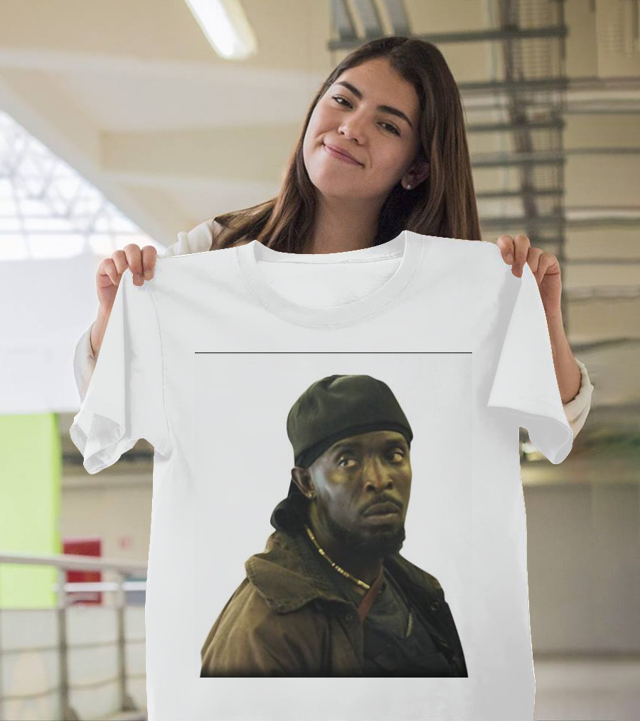 Omar Devone Little The Wire Character Photo T-Shirt