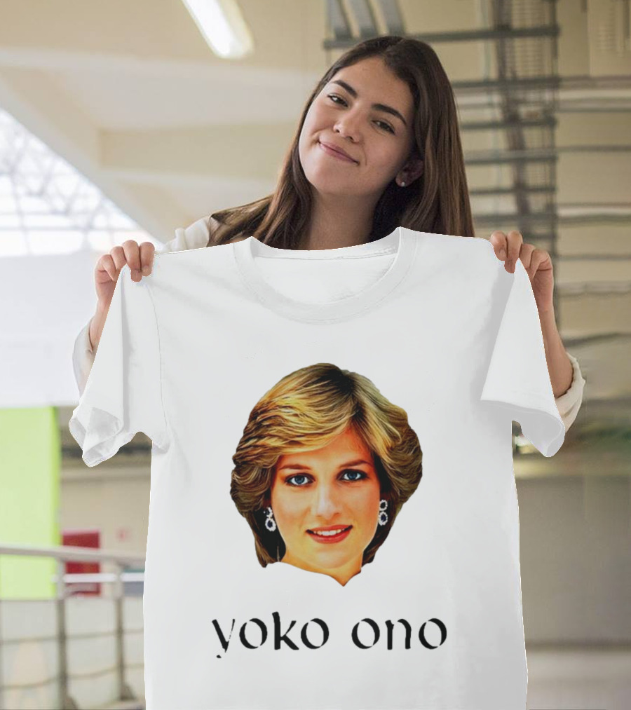 Yoko Ono Diana Iconic Style Fusion T-Shirt