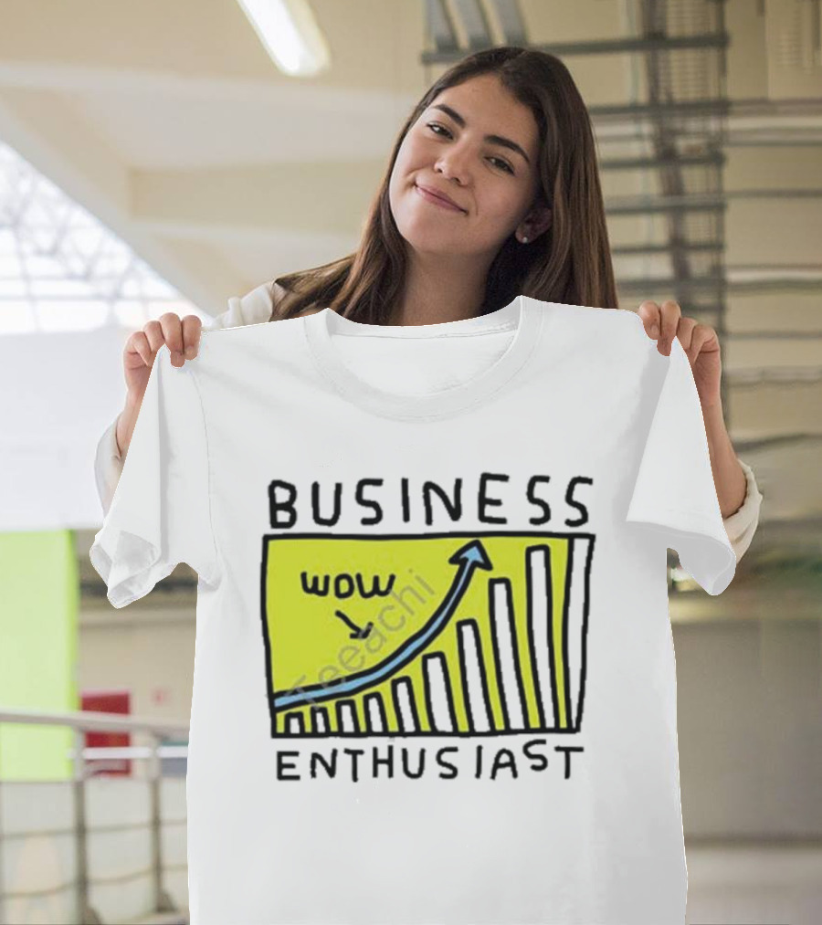 BUSINESS ENTHUSIAST WOW ARROW GRAPH T-Shirt