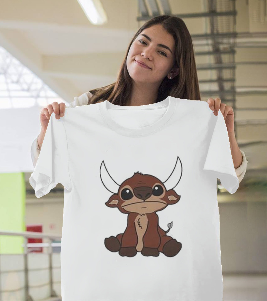 Stitch Experiment 716 Bull Character T-Shirt