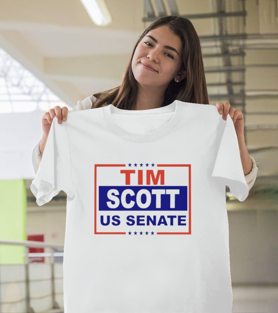 Tim Scott US Senate Campaign Red And Blue Stars T-Shirt